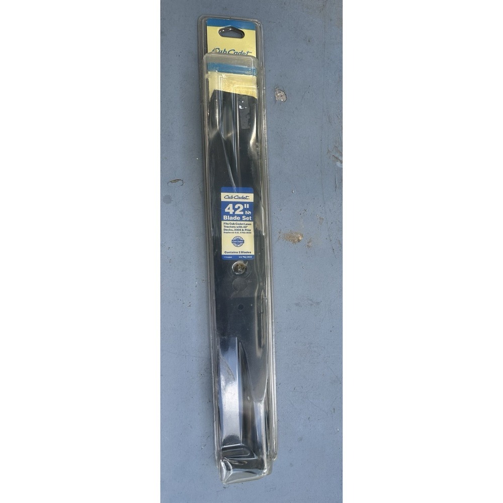 New 2 Pack Of Cub Cadet 42" Mower Blades 742-303